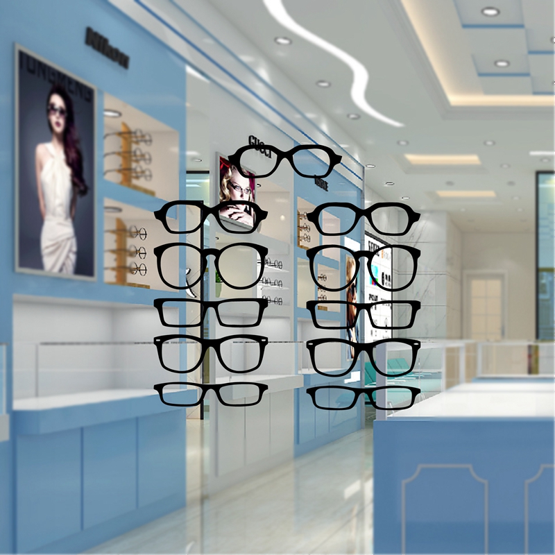 Art Craft Glasses - Pegatina de pared de vinilo de