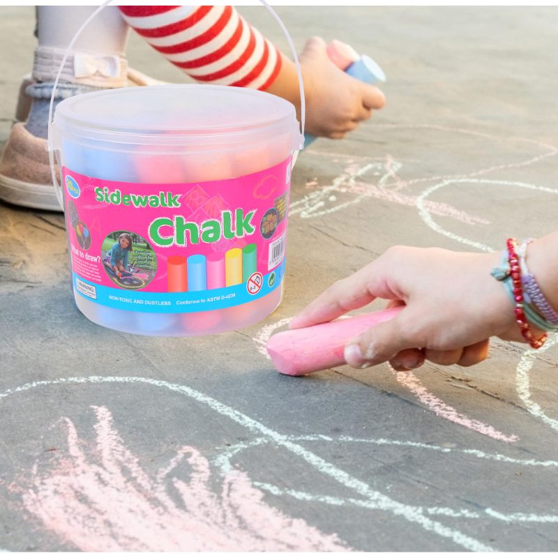 Art Craft Jumbo - Tiza de colores de acera Jumbo