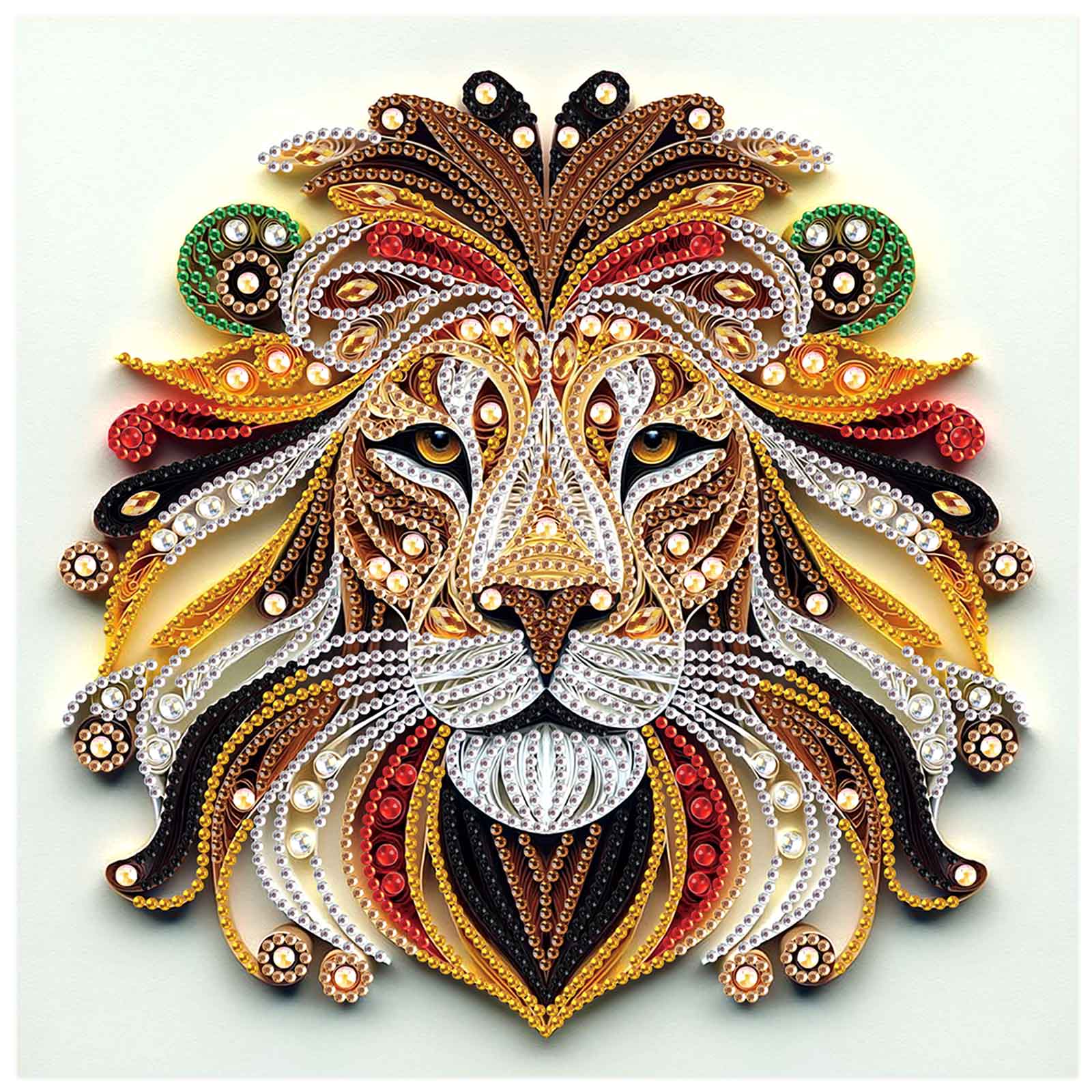 Art Craft Lion - Kits de diamantes de forma especial
