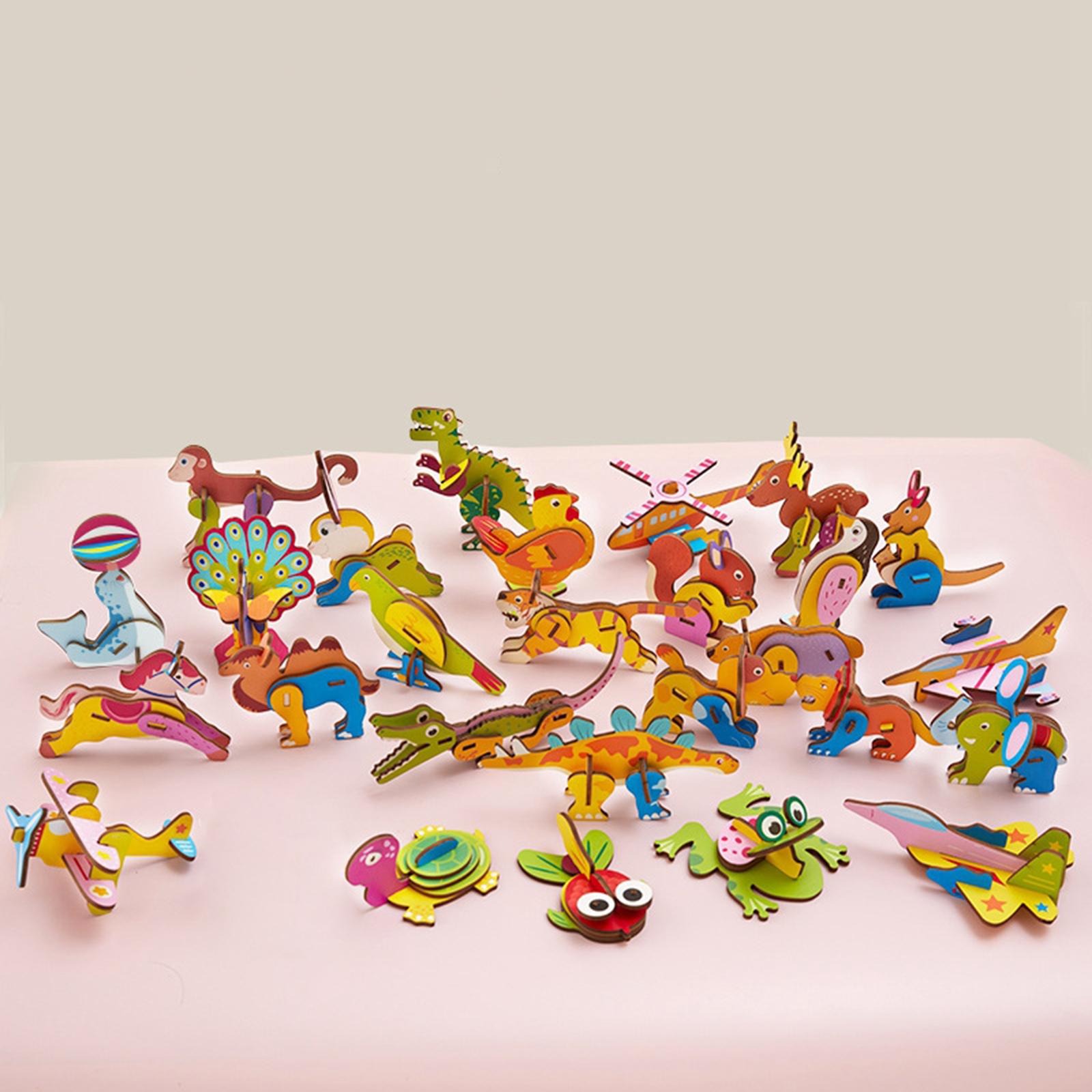 Art Craft For Kindergarten - Rompecabezas de Madera 3D con Diseño