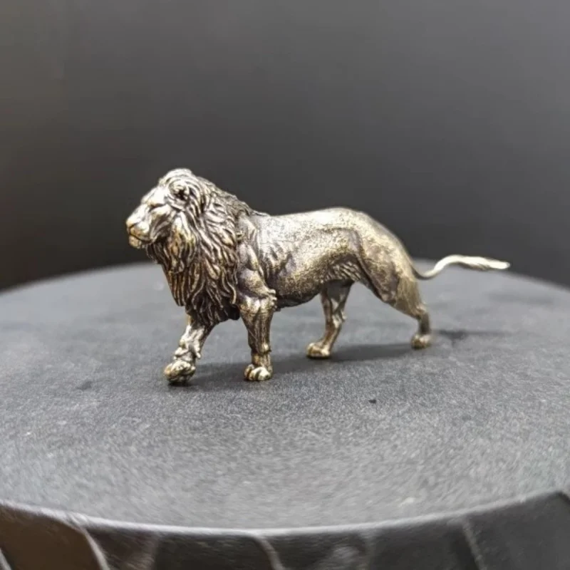 Art Craft Lion - Mini escultura de león de latón