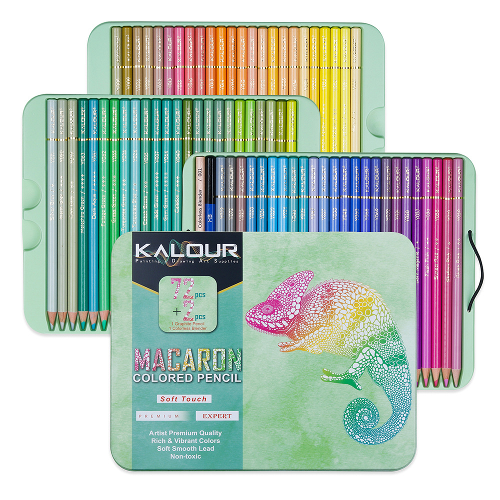 Colored Pencil Professional - 72 Uds. Lápices de colores Macarons,