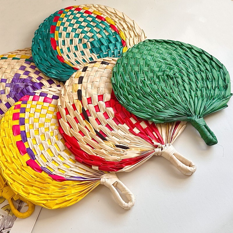 Art Craft Leaves - Abanico Hecho a Mano Estilo Chino,