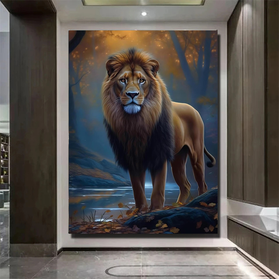 Art Craft Lion - Kit de arte de diamantes 5D,