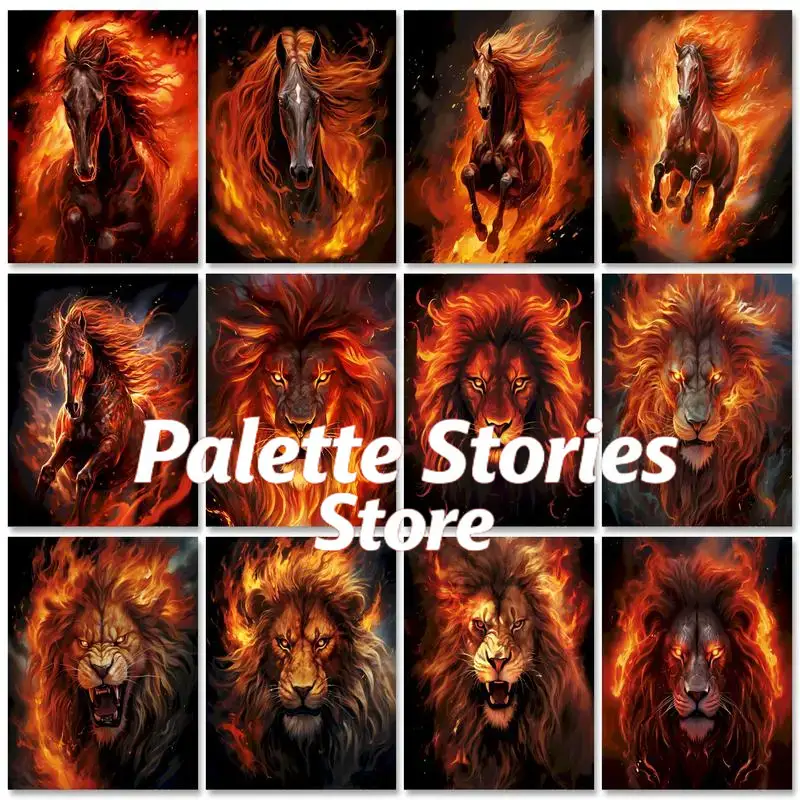 Art Craft Lion - Pintura por Números sin Marco, 1