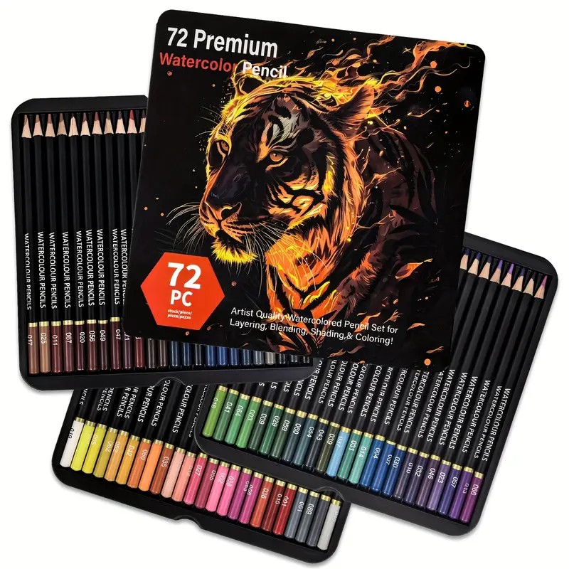 Colored Pencil Professional - Brutfuner 72 lápices de acuarela: juego