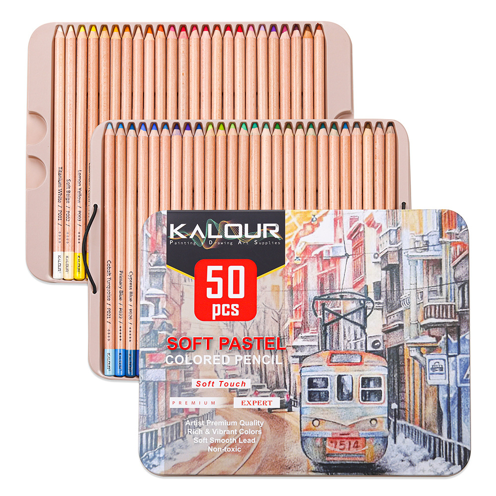 Colored Pencil Professional - Los lápices de colores KALOUR 50