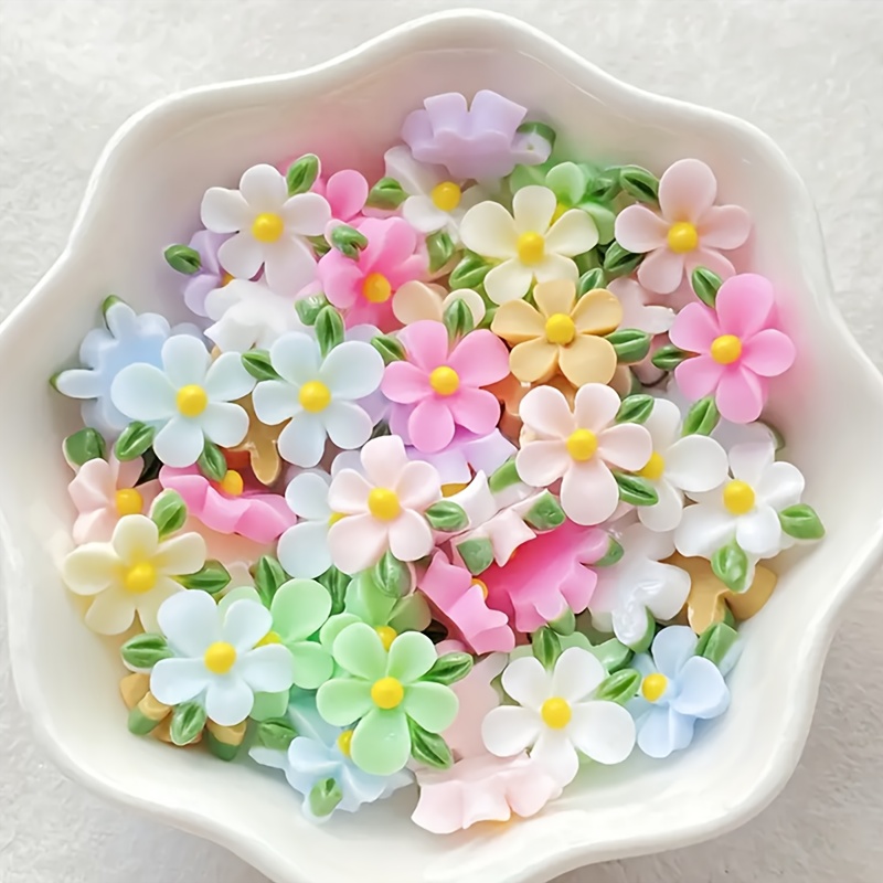 Art Craft Leaves - 20 piezas de dijes de resina