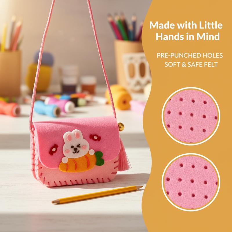 Art Craft For Kindergarten - Kit de Manualidades para Hacer Bolsos