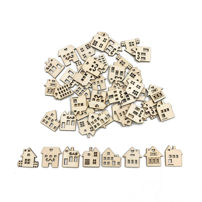 Art Craft Preschool - 50 Uds. De rodajas de madera