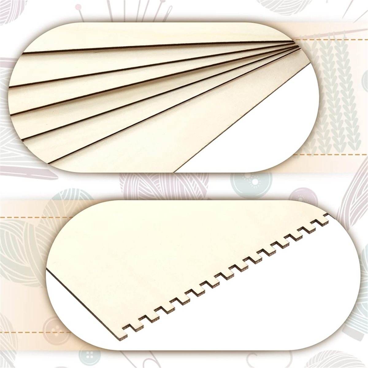 Cesta de tejido con muescas de - Art Craft Activity reseña y precio
