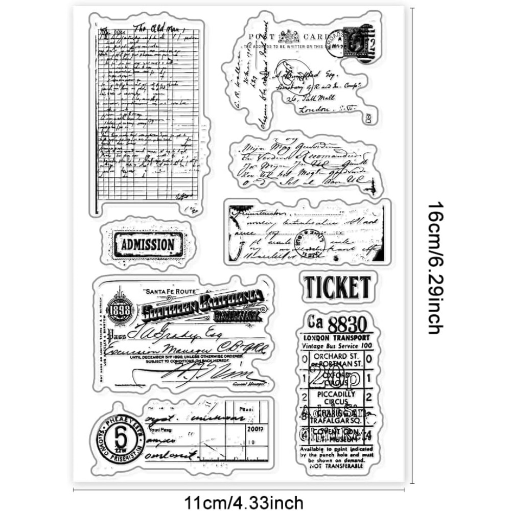 Sellos transparentes de billet - Art Craft Activity reseña y precio