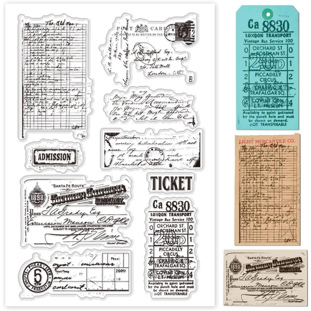 Sellos transparentes de billet - Art Craft Activity reseña y precio