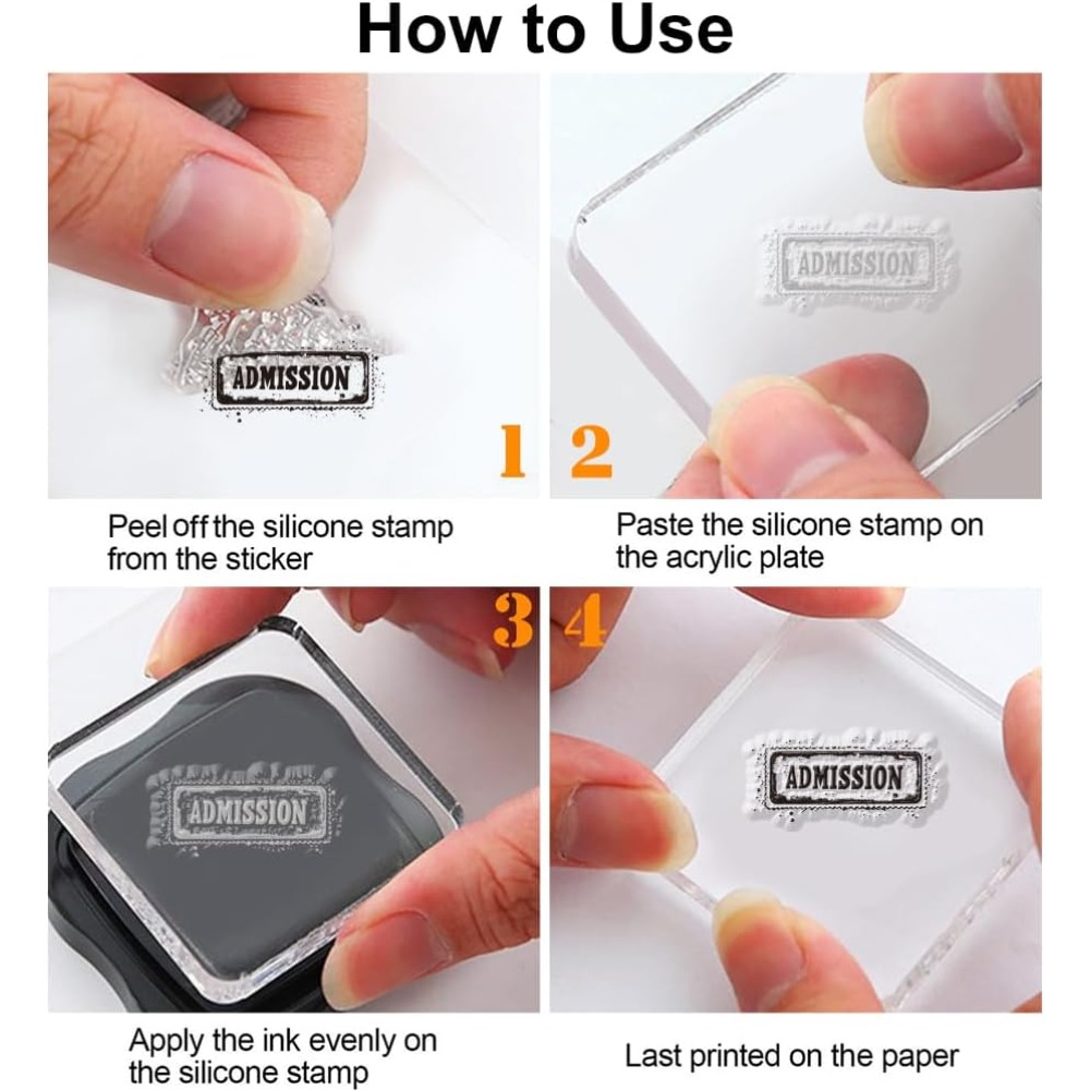 Sellos transparentes de billet - Art Craft Activity reseña y precio