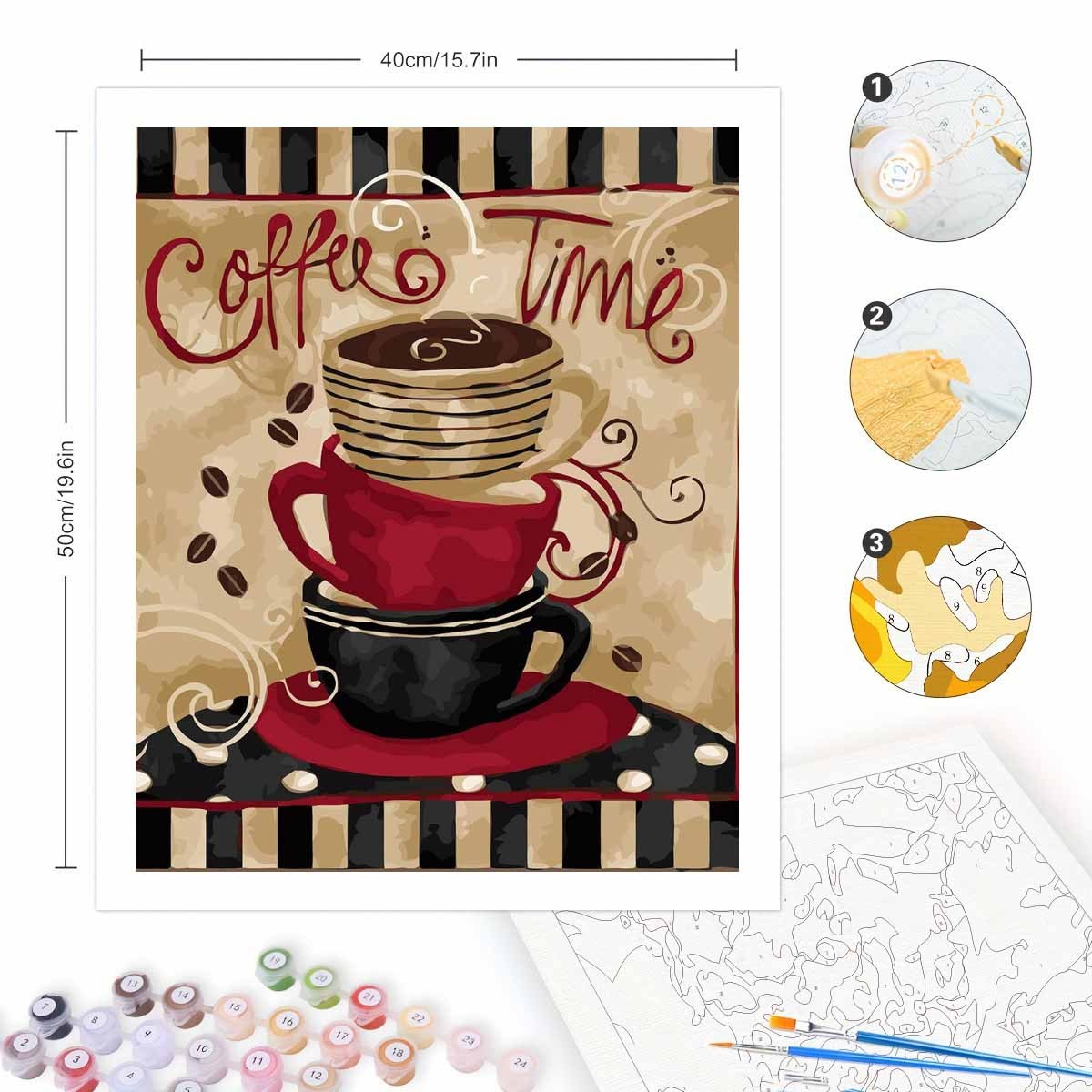 Kit de pintura por números par - Art Craft Game reseña y precio