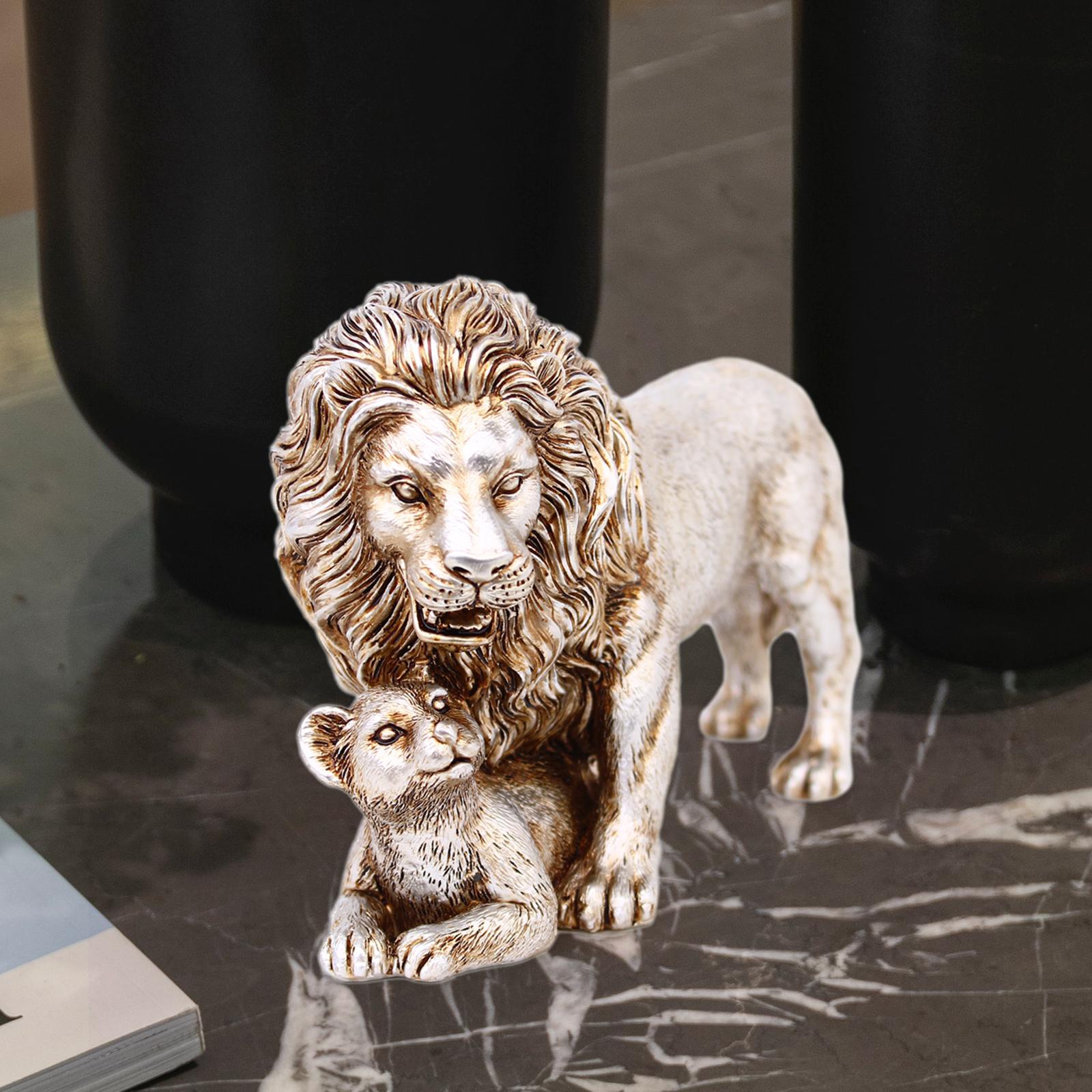 Estatua de león decoración del - Art Craft Lion reseña y precio