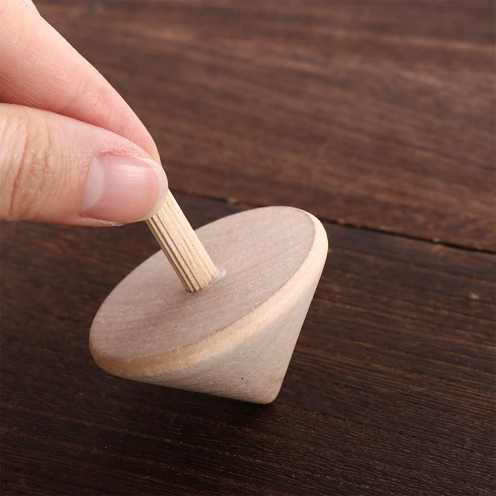 Trompo de Madera Giratorio par - Art Craft For Kindergarten reseña y precio