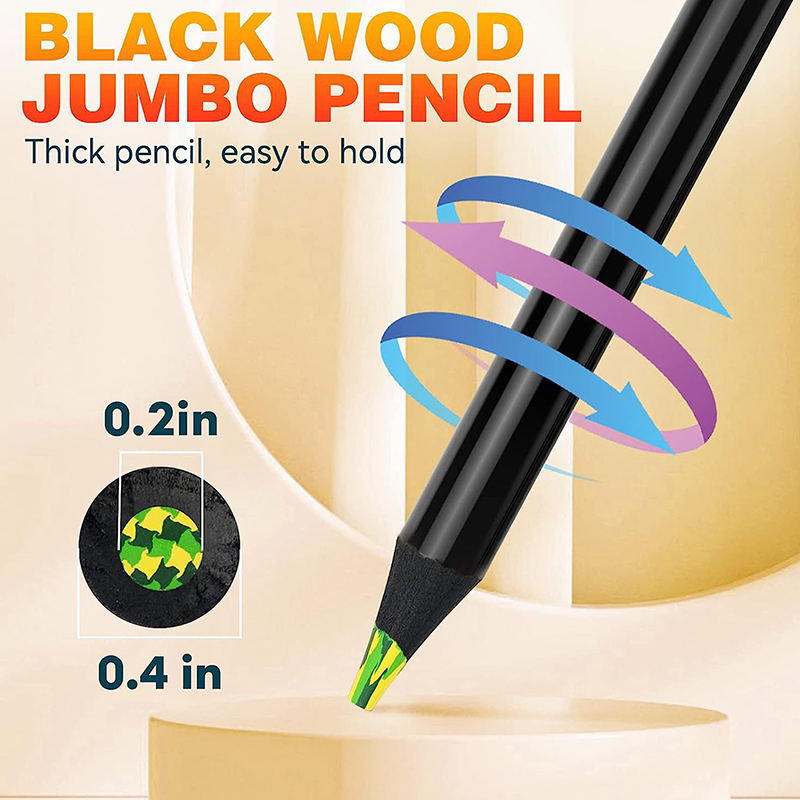 Lápices multicolores, lápices  - Art Craft Jumbo reseña y precio