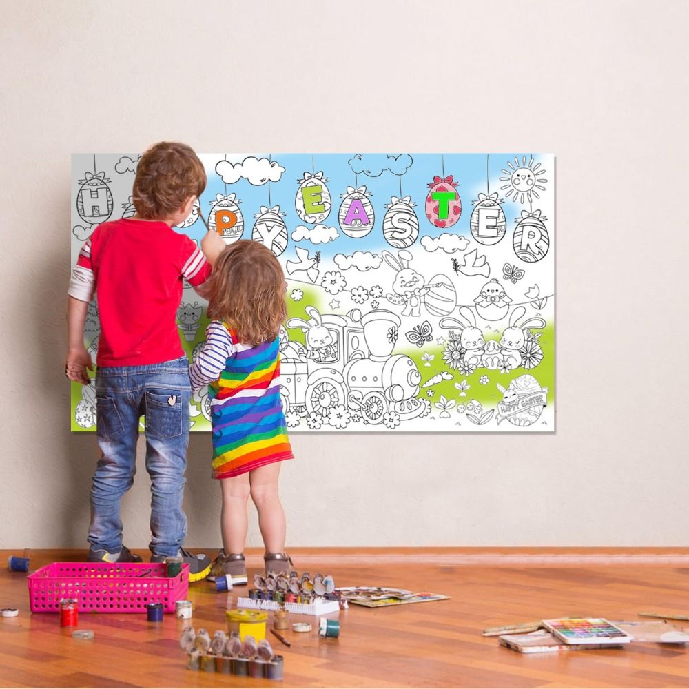 Póster para colorear gigante d - Art Craft Jumbo reseña y precio