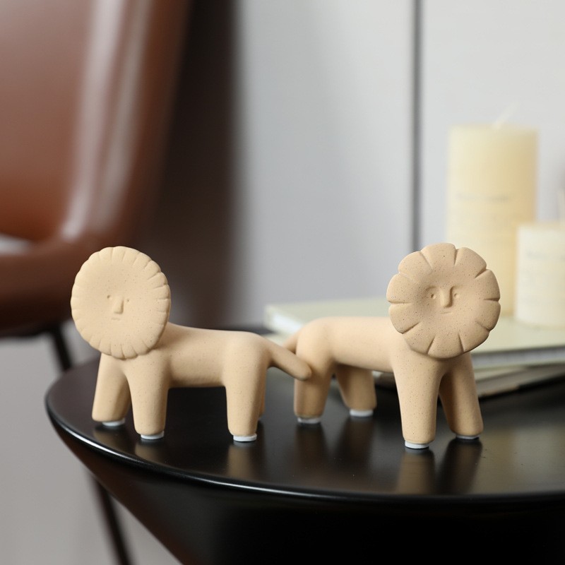 Figuras de adornos de cerámica - Art Craft Lion reseña y precio