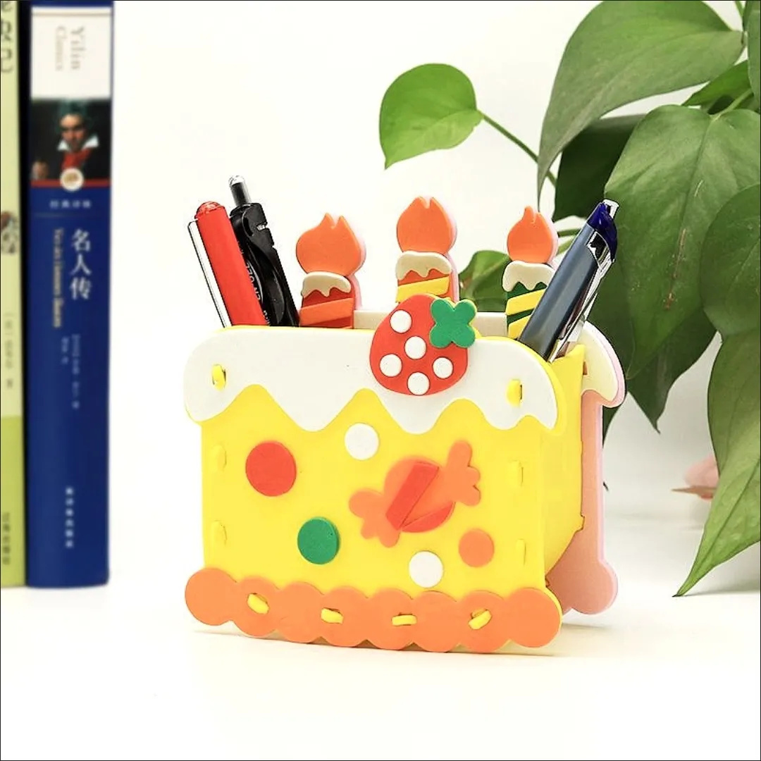 Contenedor de bolígrafos de di - Art Craft For Kindergarten reseña y precio