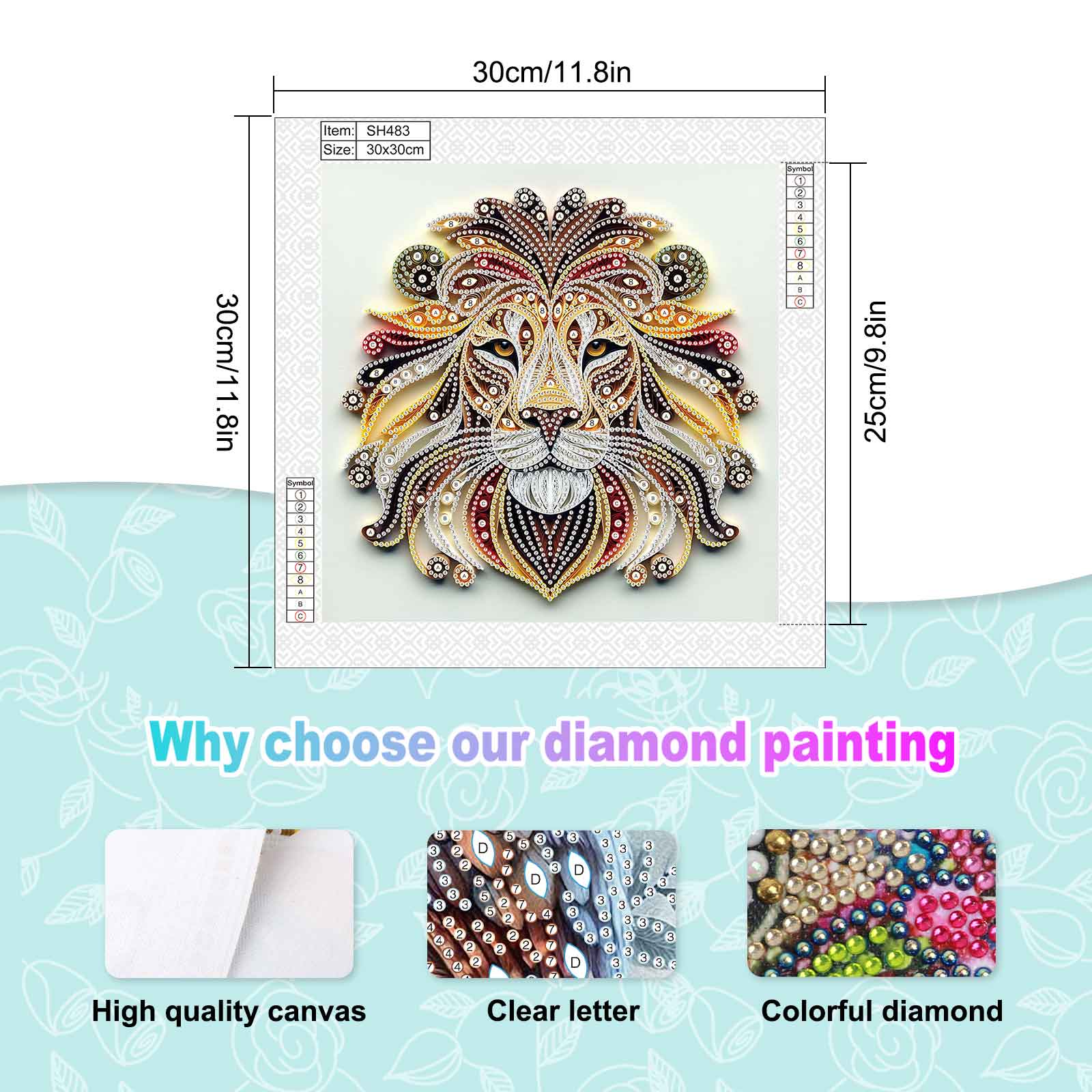 Kits de diamantes de forma esp - Art Craft Lion reseña y precio