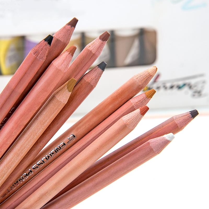 12 Uds. Lápices Pastel suaves  - Colored Pencil Professional reseña y precio