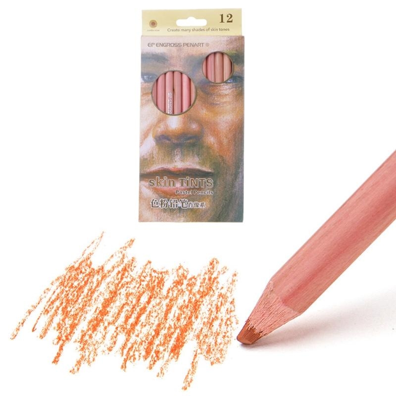 12 Uds. Lápices Pastel suaves  - Colored Pencil Professional reseña y precio