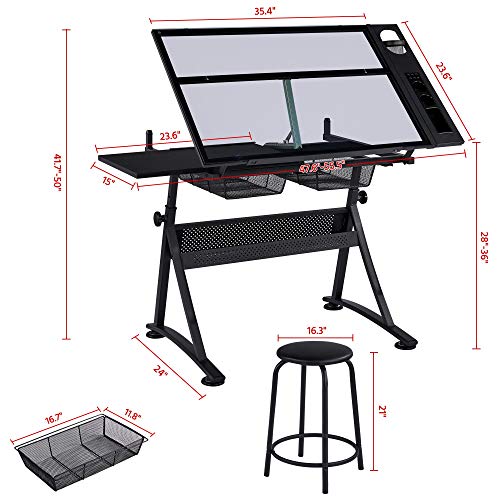 Mesa de Dibujo, Escritorio par - Art Crafts reseña y precio
