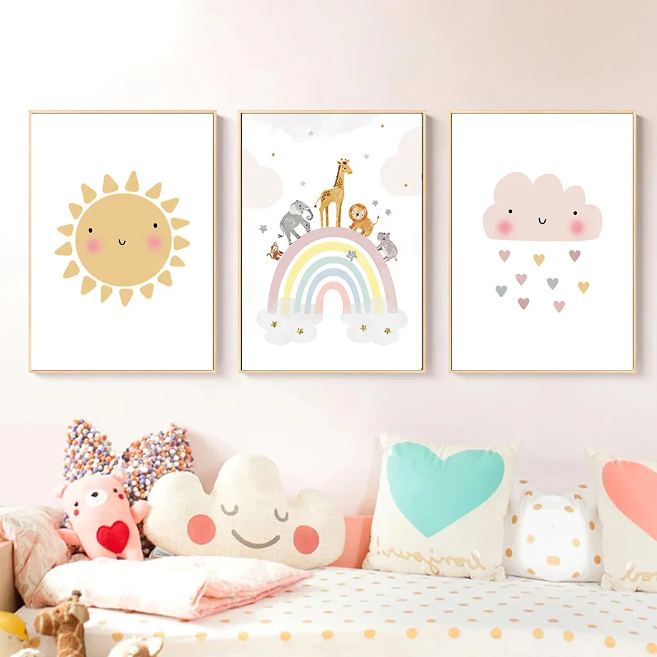 Pósteres nórdicos de jirafa, e - Art Craft Love reseña y precio