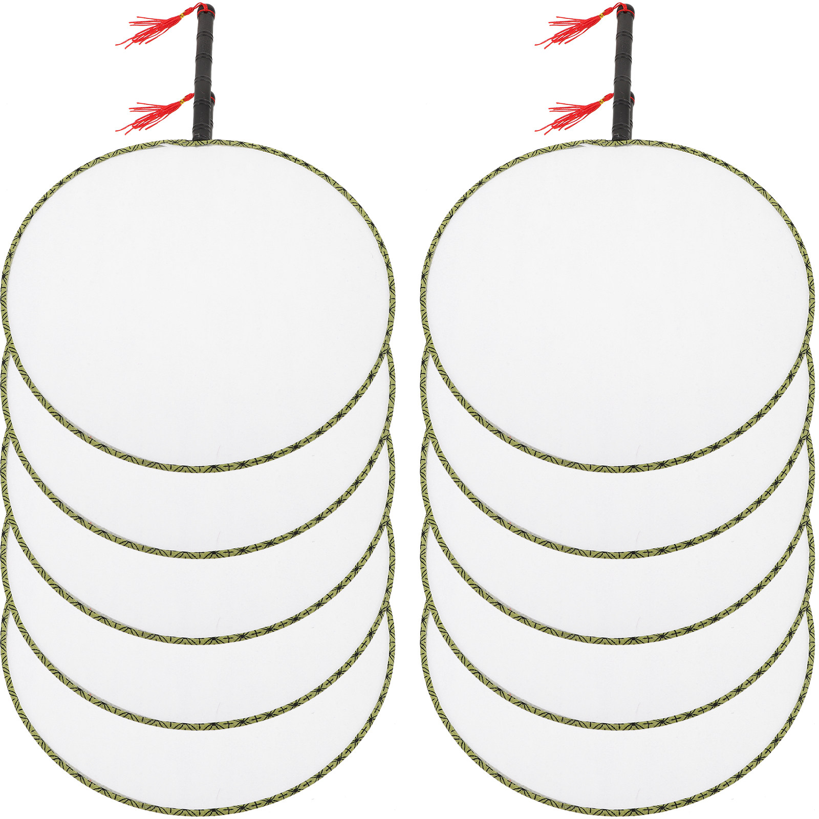 10 Abanicos en Blanco para Pin - Art Craft For Kindergarten reseña y precio