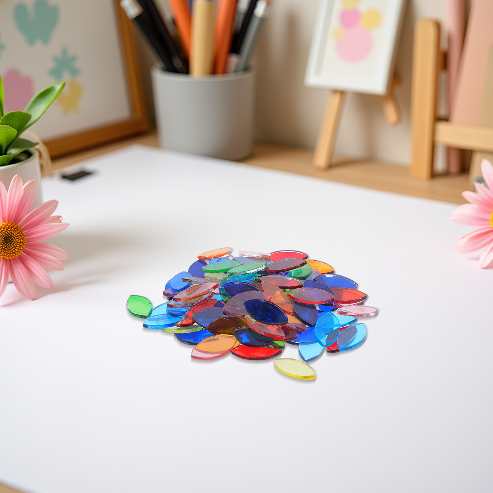443 Piezas de Mosaico de Vidri - Art Craft Leaves reseña y precio