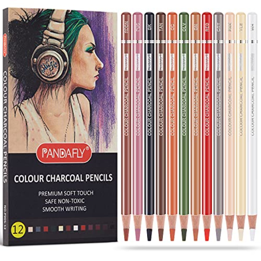 Juego de Lápices de Carbón de  - Colored Pencil Professional reseña y precio