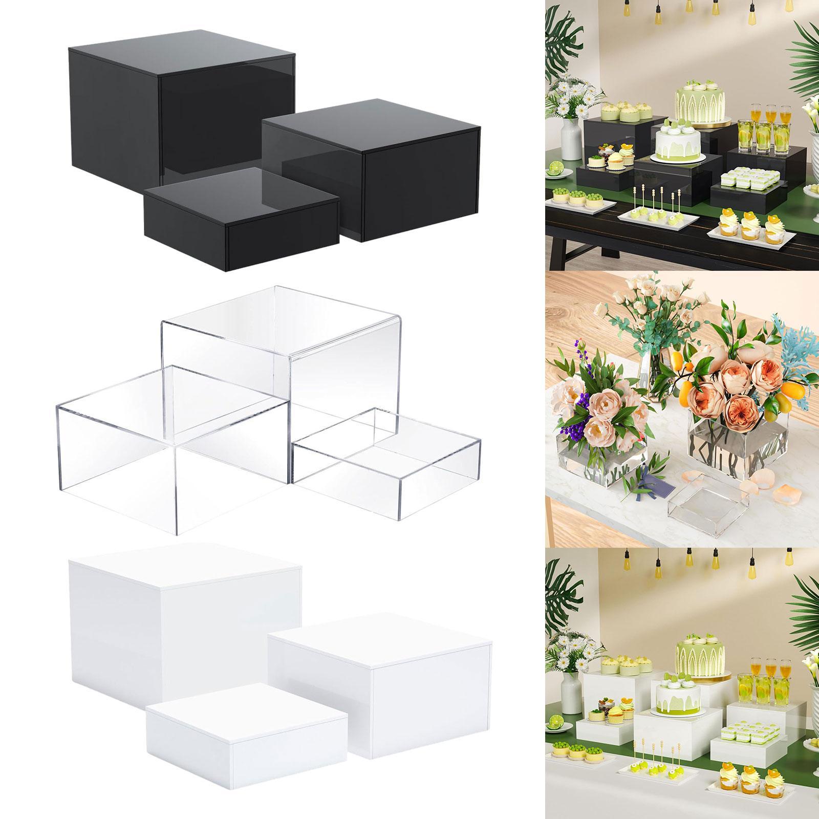 Juego de 3 Exhibidores de Cubo - Exhibition Of Art And Craft reseña y precio
