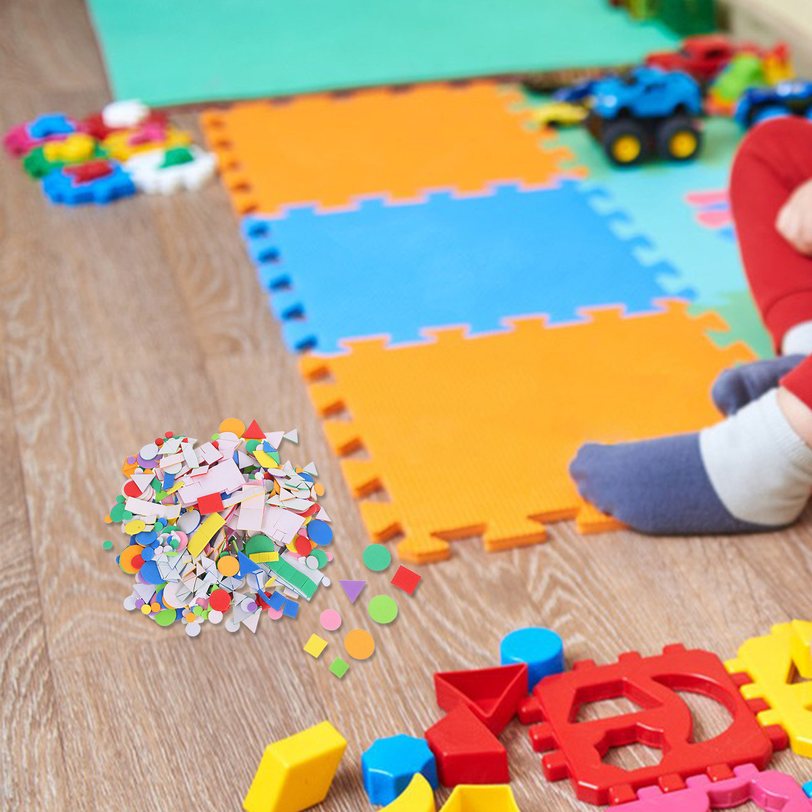 960 Uds. Pegatinas autoadhesiv - Art Craft Preschool reseña y precio