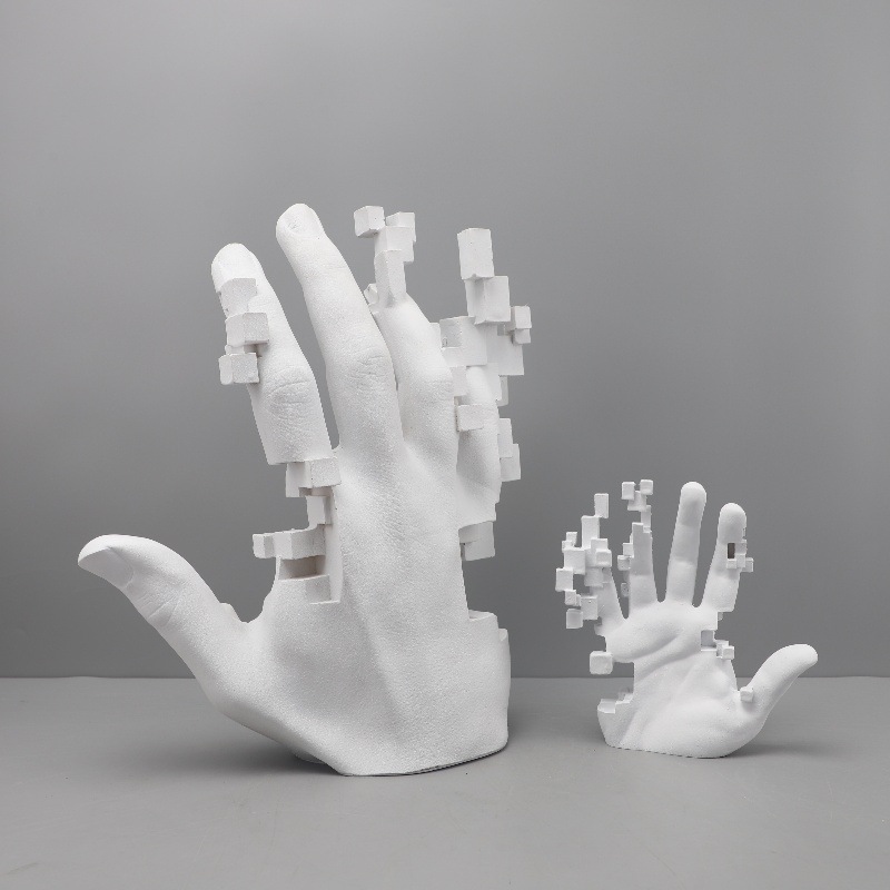 Escultura abstracta de palma d - Exhibition Of Art And Craft reseña y precio