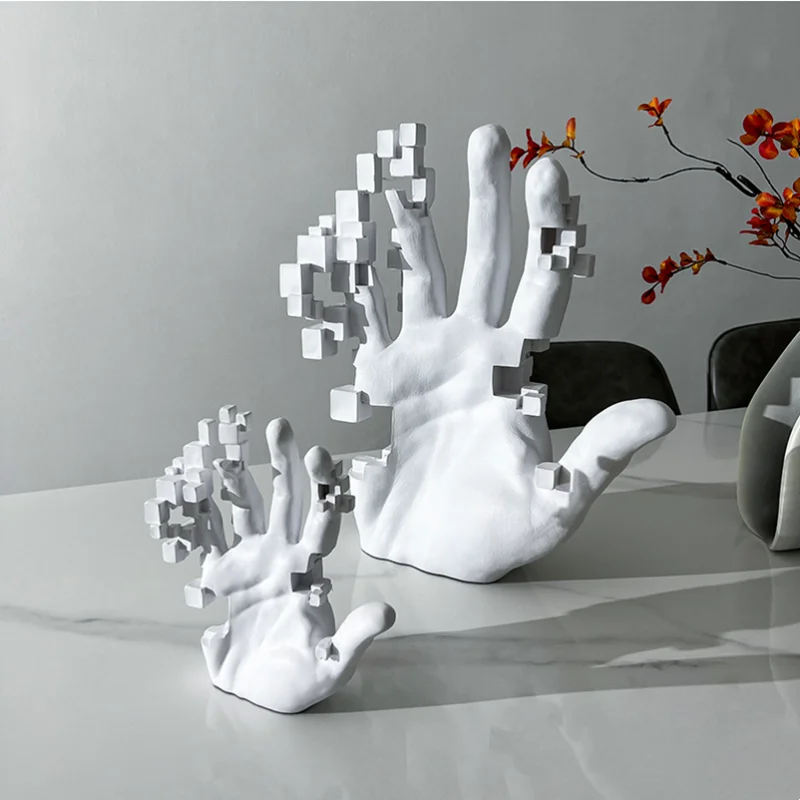 Escultura abstracta de palma d - Exhibition Of Art And Craft reseña y precio
