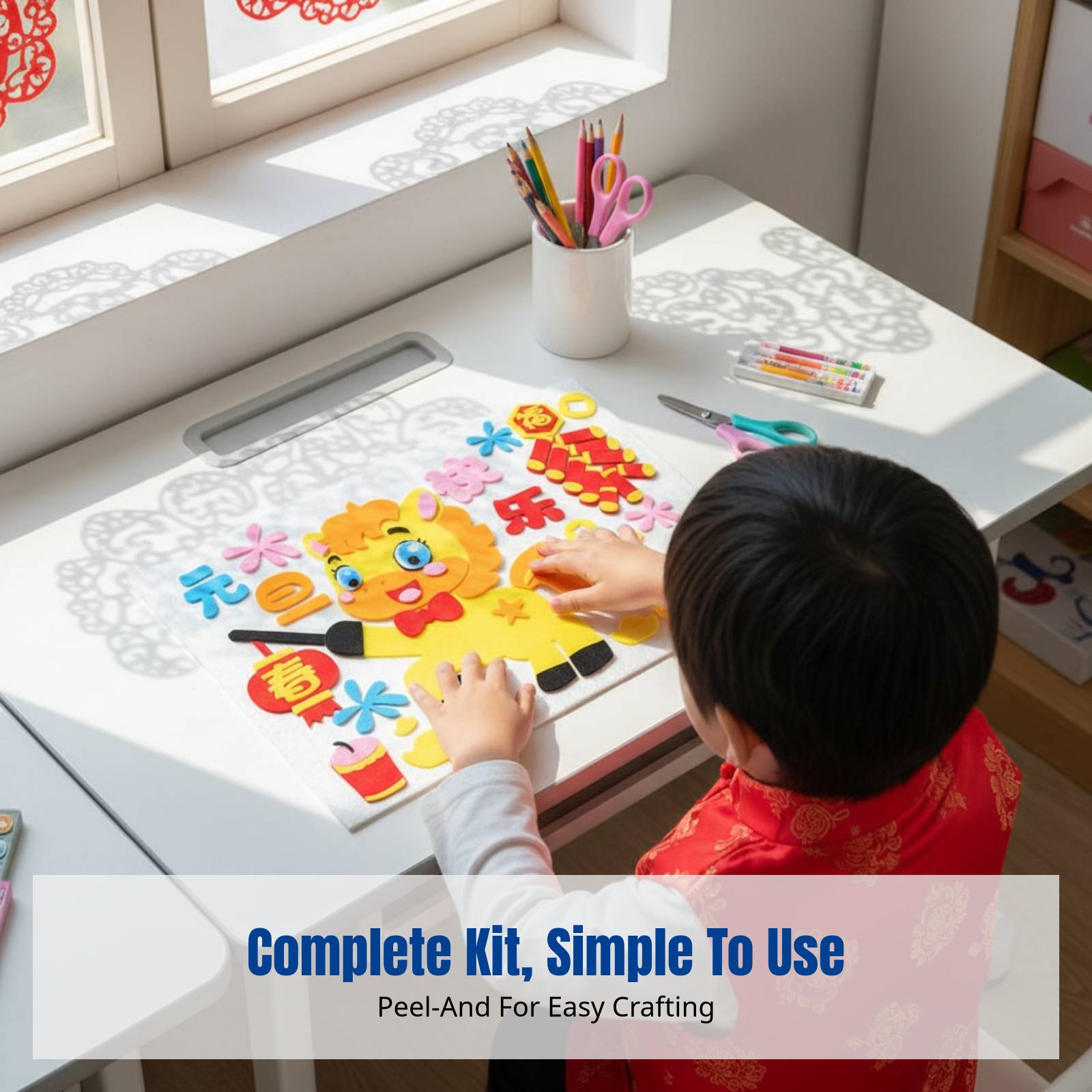 Pegatina de tela DIY para el A - Art Craft For Kindergarten reseña y precio