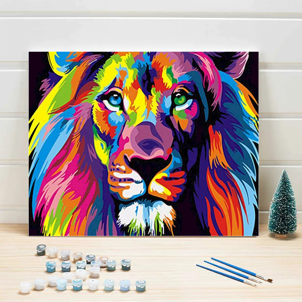 AZQSD-pintura por números para - Art Craft Lion reseña y precio