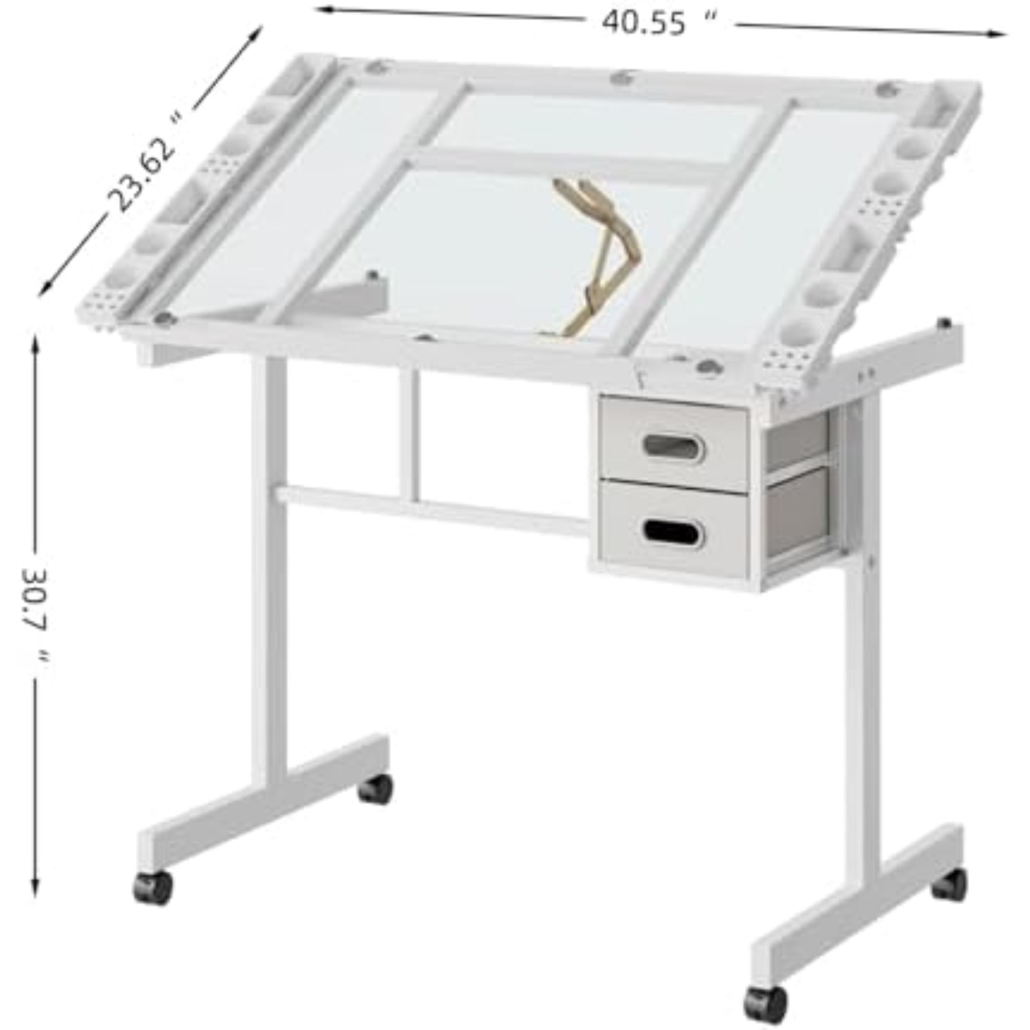 Mesa de Dibujo con Ruedas, Mes - Art Crafts reseña y precio