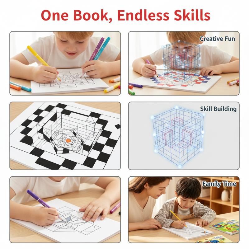 Arte Estereoscópico Mágico 3D, - Art Craft For Kindergarten reseña y precio