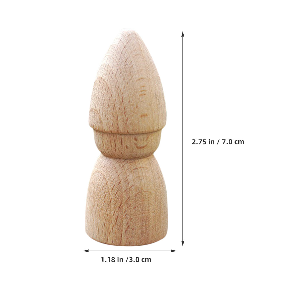6 Figuras de Madera sin Pintar - Art Y Craft reseña y precio