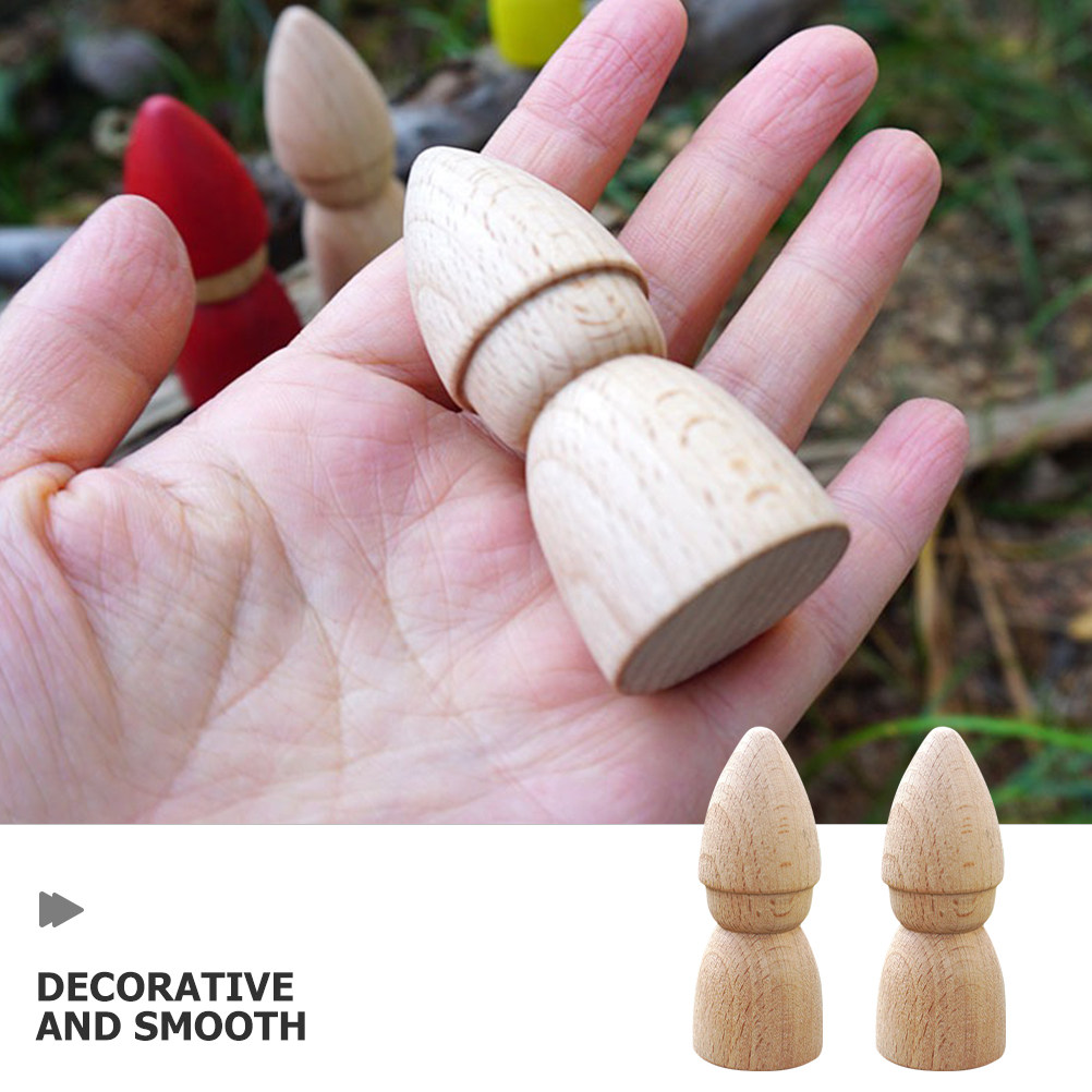 6 Figuras de Madera sin Pintar - Art Y Craft reseña y precio