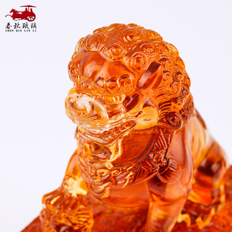 Adorno de sello de León esmalt - Art Craft Lion reseña y precio