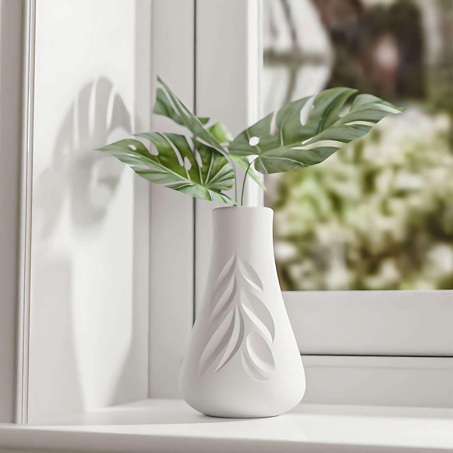 Florero con textura de hoja, m - Art Craft Leaves reseña y precio