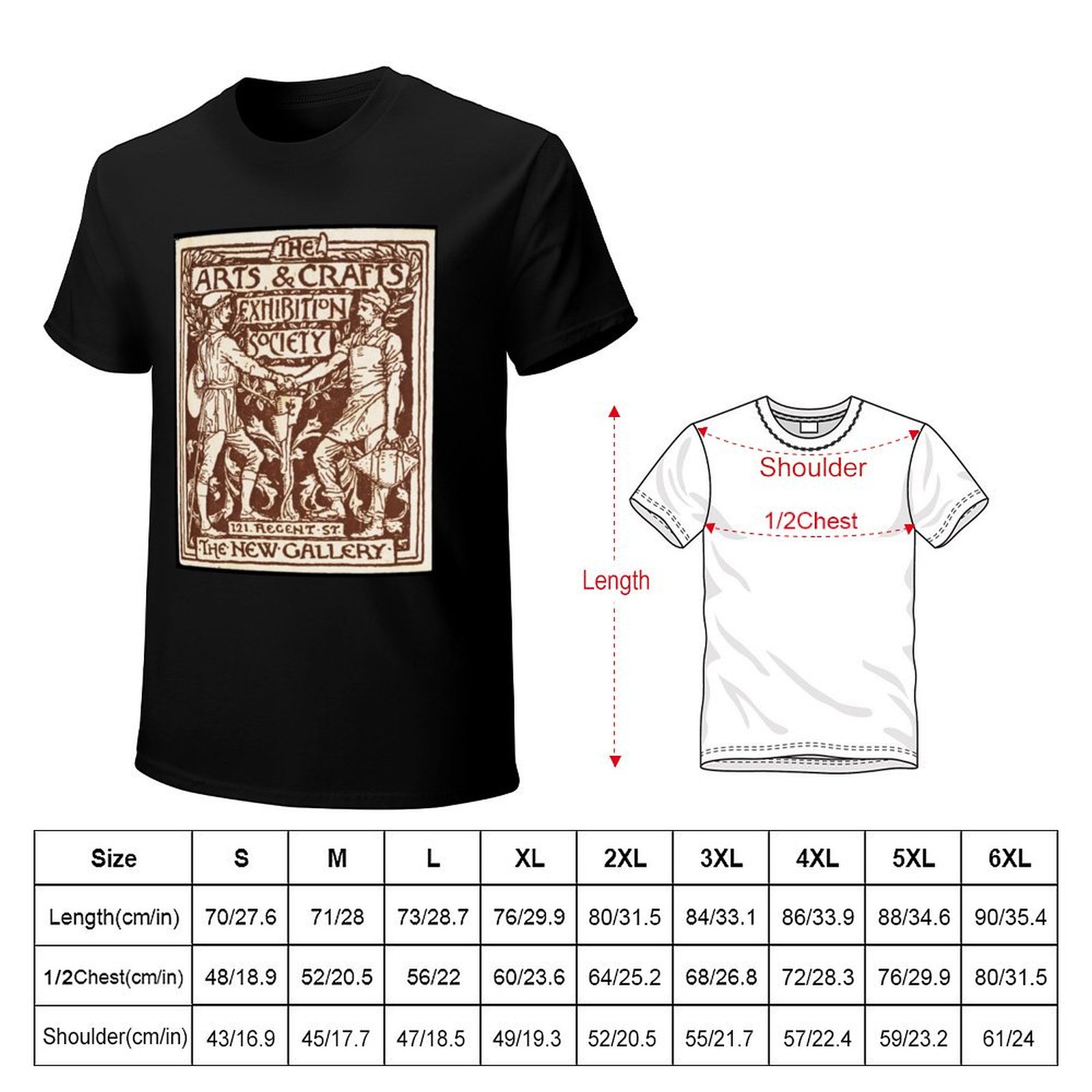 Camiseta de la Sociedad de Exp - Exhibition Of Art And Craft reseña y precio