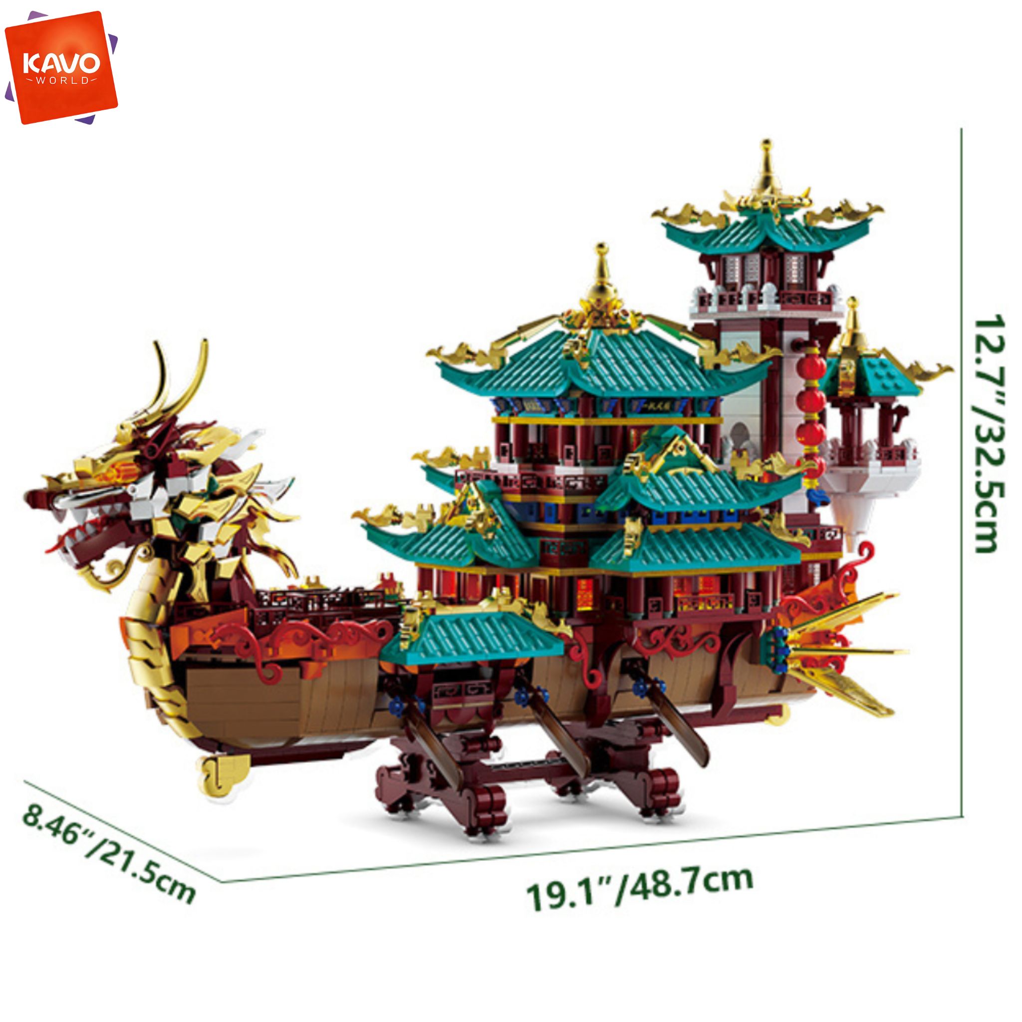 KAVOWORLD 2453 piezas Bloques  - Exhibition Of Art And Craft reseña y precio
