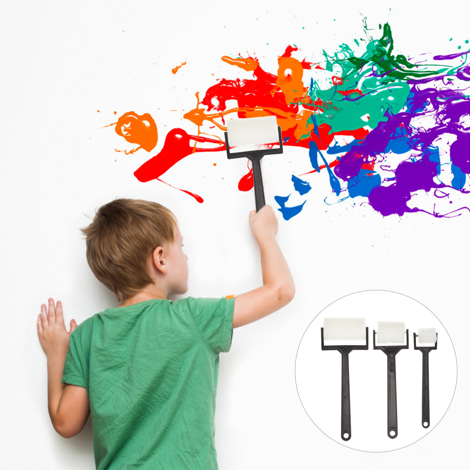 Juego de 15 pinceles de esponj - Art Craft Preschool reseña y precio
