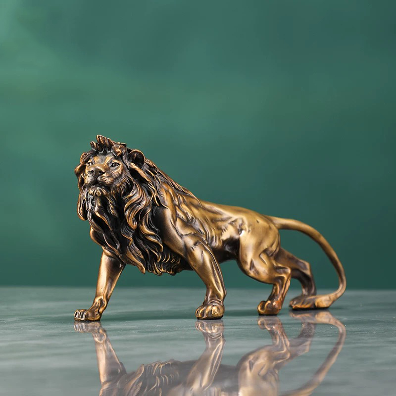 Adorno de escultura de león de - Art Craft Lion reseña y precio