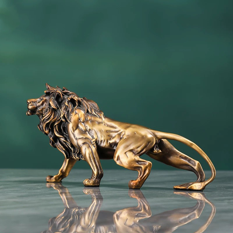 Adorno de escultura de león de - Art Craft Lion reseña y precio